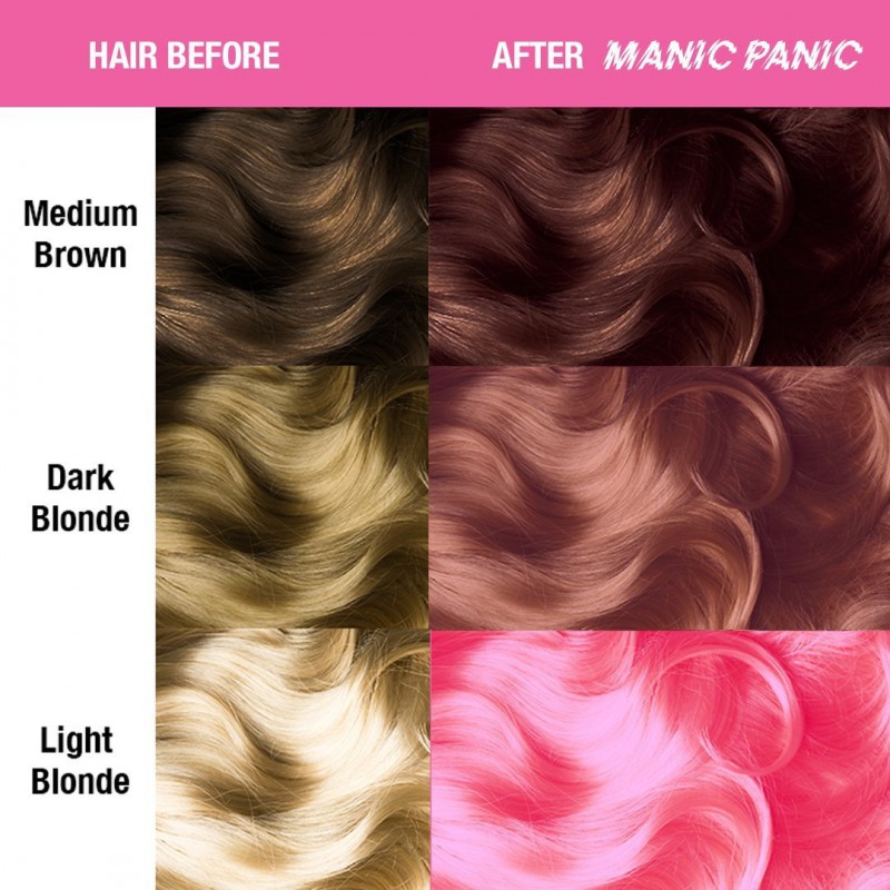 Розовая краска для волос COTTON CANDY PINK CLASSIC HAIR DYE - Manic Panic